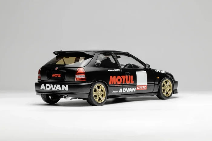 MOTORHELIX 1/18 Honda Civic TYPE R (EK9) MOTUL Black M85010
