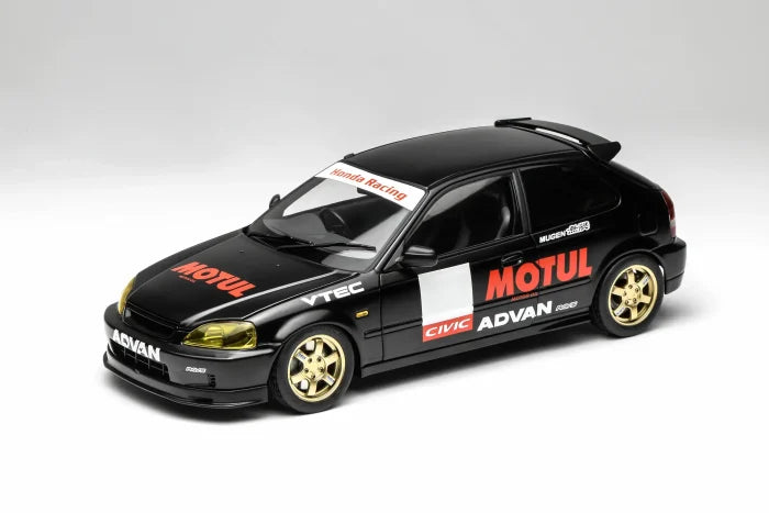 MOTORHELIX 1/18 Honda Civic TYPE R (EK9) MOTUL Black M85010