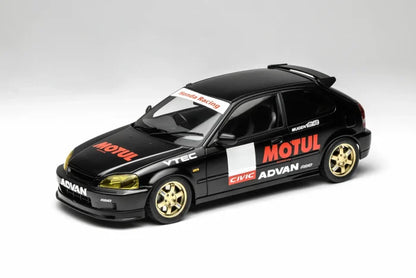 MOTORHELIX 1/18 Honda Civic TYPE R (EK9) MOTUL Black M85010
