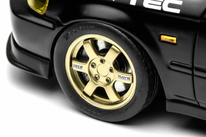 MOTORHELIX 1/18 Honda Civic TYPE R (EK9) MOTUL Black M85010