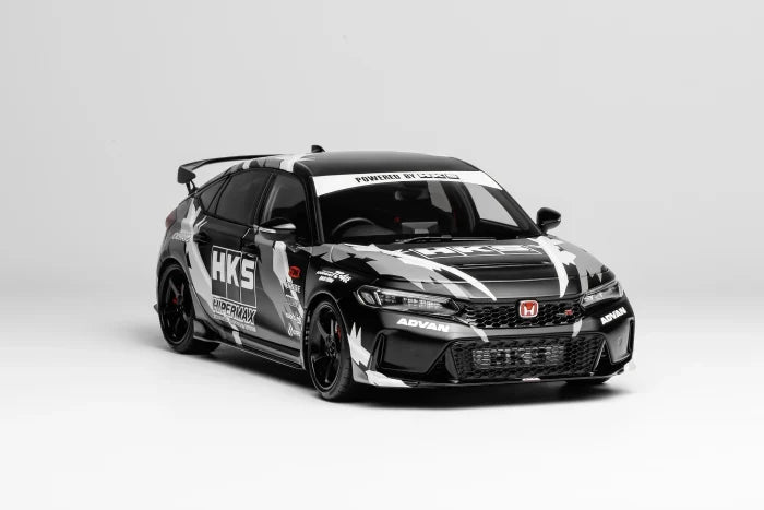 MOTORHELIX 1/18 Honda Civic TYPE R (FL5) Ultimate Edition Matte Black HKS
