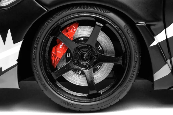 MOTORHELIX 1/18 Honda Civic TYPE R (FL5) Ultimate Edition Matte Black HKS