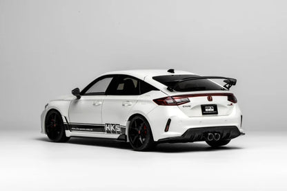 MOTORHELIX 1/18 Honda Civic TYPE R (FL5) HKS Livery Championship White M85317