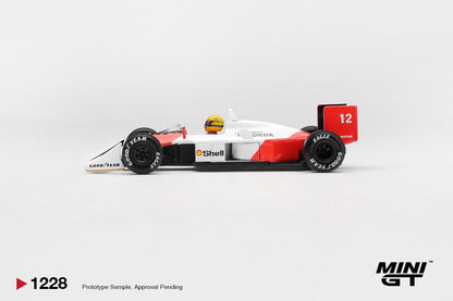 * PRE ORDER * MINI GT #1228 1/64 McLaren MP4/4 #12 Ayrton Senna 1988 Canadian Grand Prix Winner