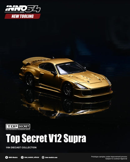 * PRE ORDER * INNO64 1/64 TOP SECRET V12 SUPRA GOLD