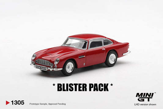 * PRE ORDER * MINI GT #1305 1/64 Aston Martin DB5 Fiesta Red (RHD) * BLISTER PACK *