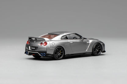 * PRE ORDER * MOTORHELIX 1/64 Nissan GT-R (R35) Track Edition Engineered by NISMO 2020 Dark Metal Gray M63515