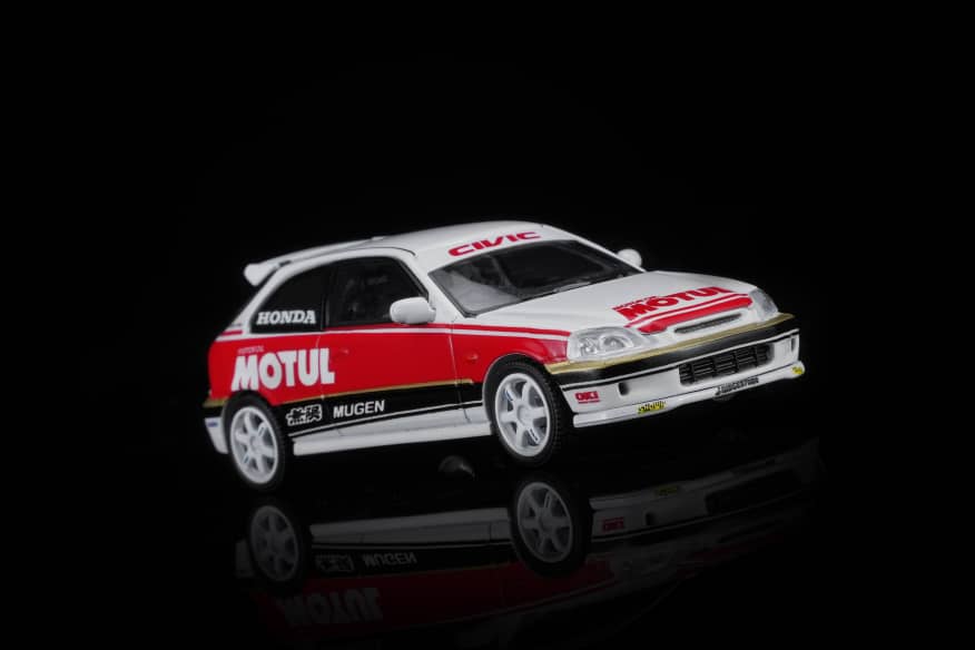 * PRE ORDER * MOTORHELIX 1/64 HONDA CIVIC TYPE R EK9 CUSTOMIZED VERSION