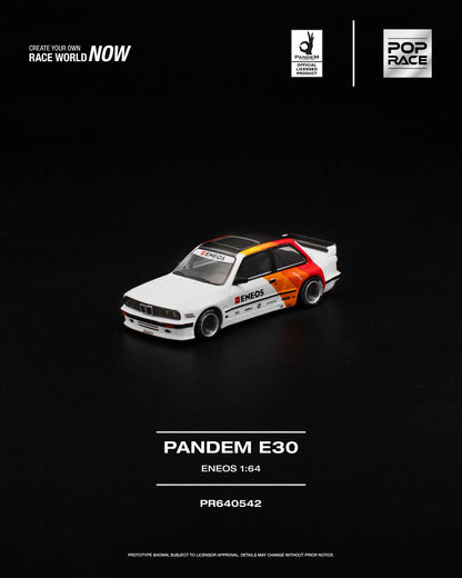 * PRE ORDER * POP RACE 1/64 PANDEM E30 ENEOS PR640542