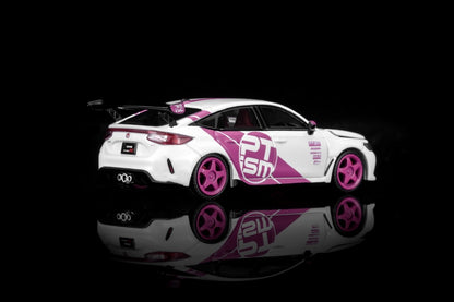MOTORHELIX 1/64 Honda Civic TYPE R (FL5) PTiSM Pink - PERFORMANCE TUNING IDENTITY - M65340