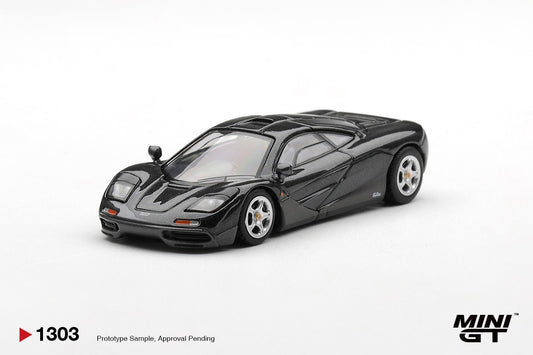 * PRE ORDER * MINI GT #1303 1/64 McLaren F1 Blue Black Metallic (LHD)