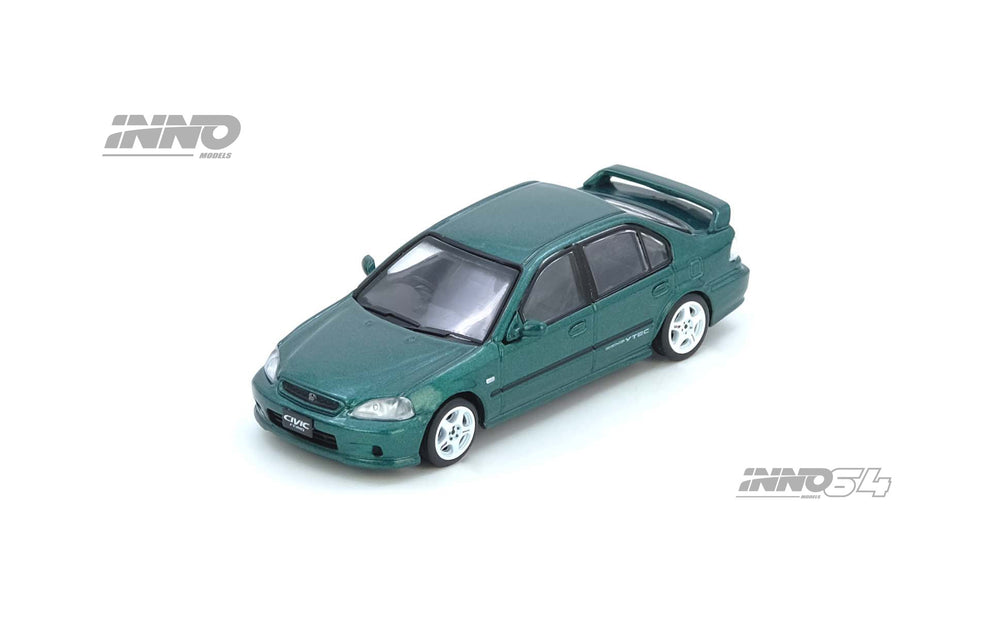 INNO 64 1/64 HONDA CIVIC FERIO SI (EK) GREEN - IN64-EKS-GREEN
