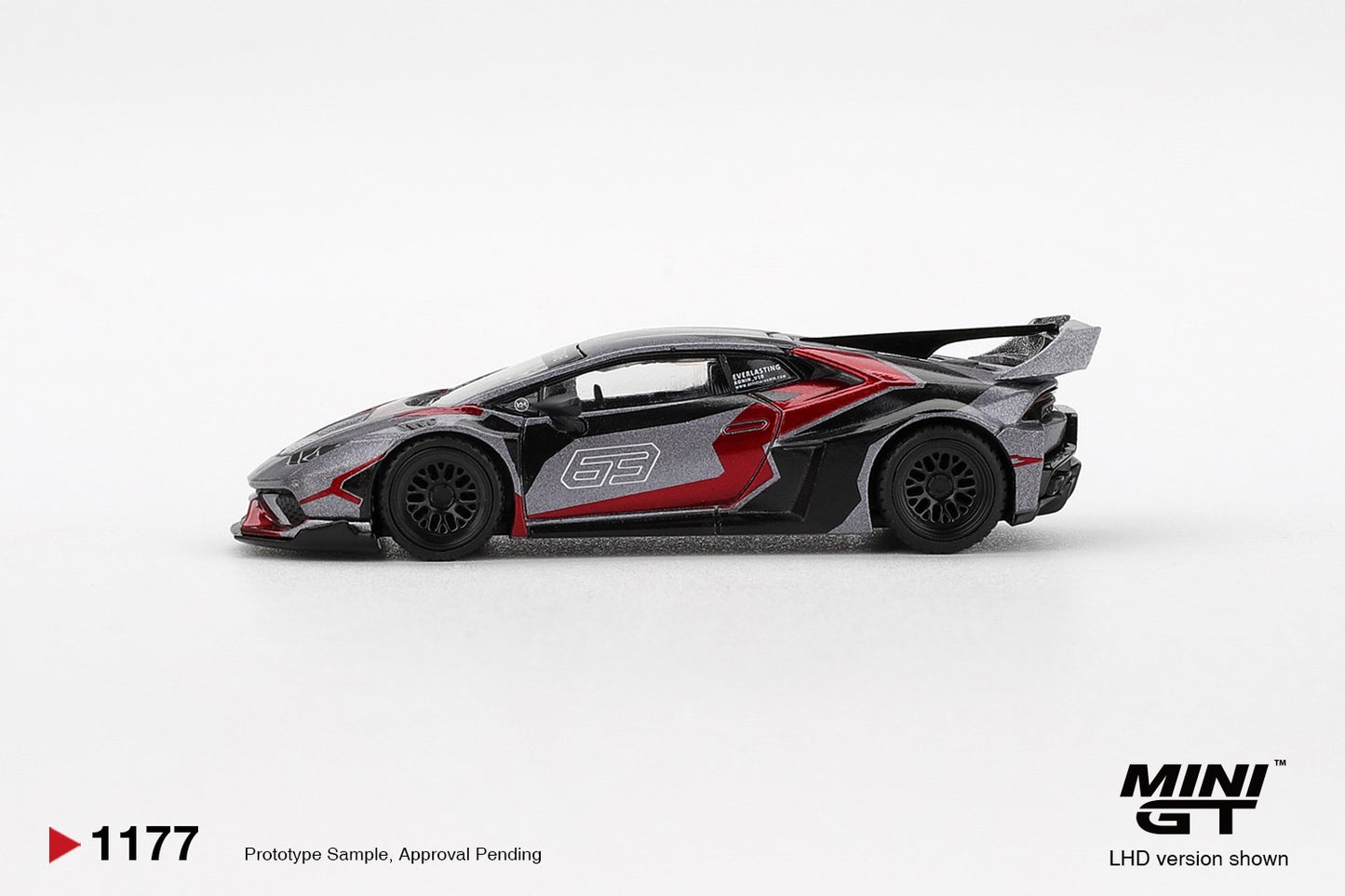 MINI GT #1177 1/64 LB★WORKS Lamborghini Huracán GT RONIN (LHD)