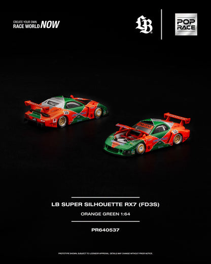 * PRE ORDER * POP RACE 1/64 LB SUPER SILHOUETTE RX7 (FD3S) PR640537