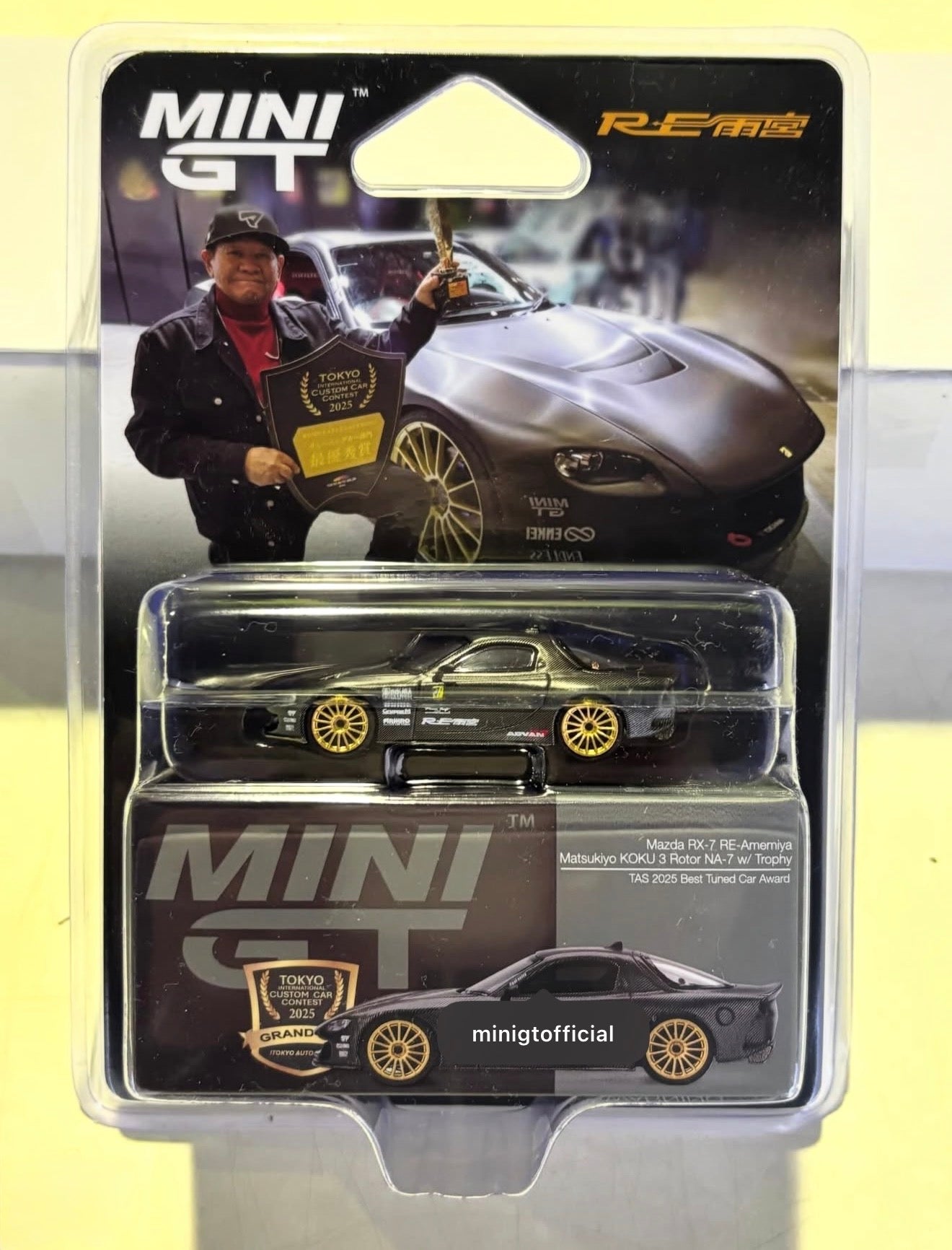 TAS26 1/64 MINI GT #1154 RE Amemiya RX-7 FD3S 3Rotor NA-7 TAS 2026 Tokyo Auto Salon Limited
