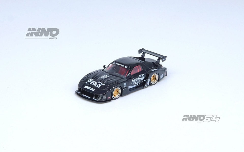 INNO 64 LBWK MAZDA RX-7 FD3S LB-SUPER SILHOUETTE BLACK