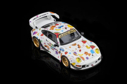 MOTORHELIX 1/64 CHILDREN DAY EXCLUSIVE RWB 993 / HONDA CIVIC TYPE R EK9