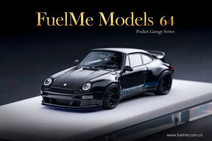 FuelMe 1:64 Limited Resin Model Car - Gunther Werks 400R 993 Full Carbon Fiber