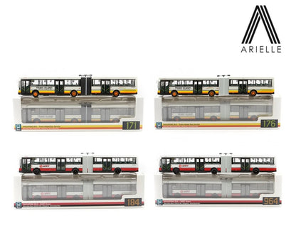 * PRE ORDER * ARIELLE SG BENDY BUSES 1:110 Mercedes-Benz O405G Mk.1 (Hispano)