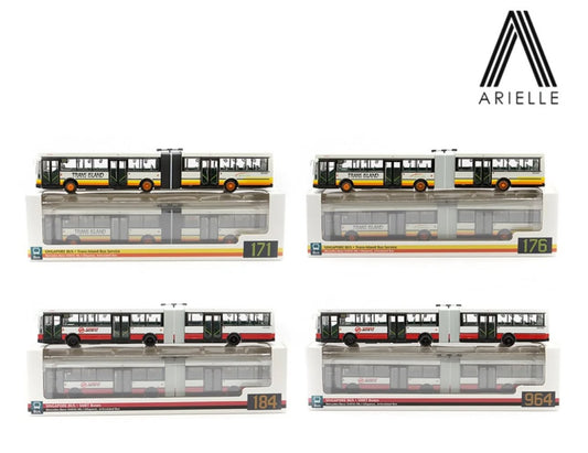 * PRE ORDER * ARIELLE SG BENDY BUSES 1:110 Mercedes-Benz O405G Mk.1 (Hispano)