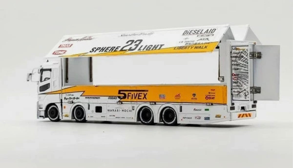 GCD 1/64 Mitsubishi Fuso Super Great Transporter LB-TRUCKS SPHERE #23 KS073-300