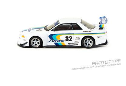 * PRE ORDER * TARMAC WORKS X MIJO  NISSAN SKYLINE GT-R R32 WIDEBODY JONSIBAL DESIGNWORKS GREDDY LIMITED EDITION
