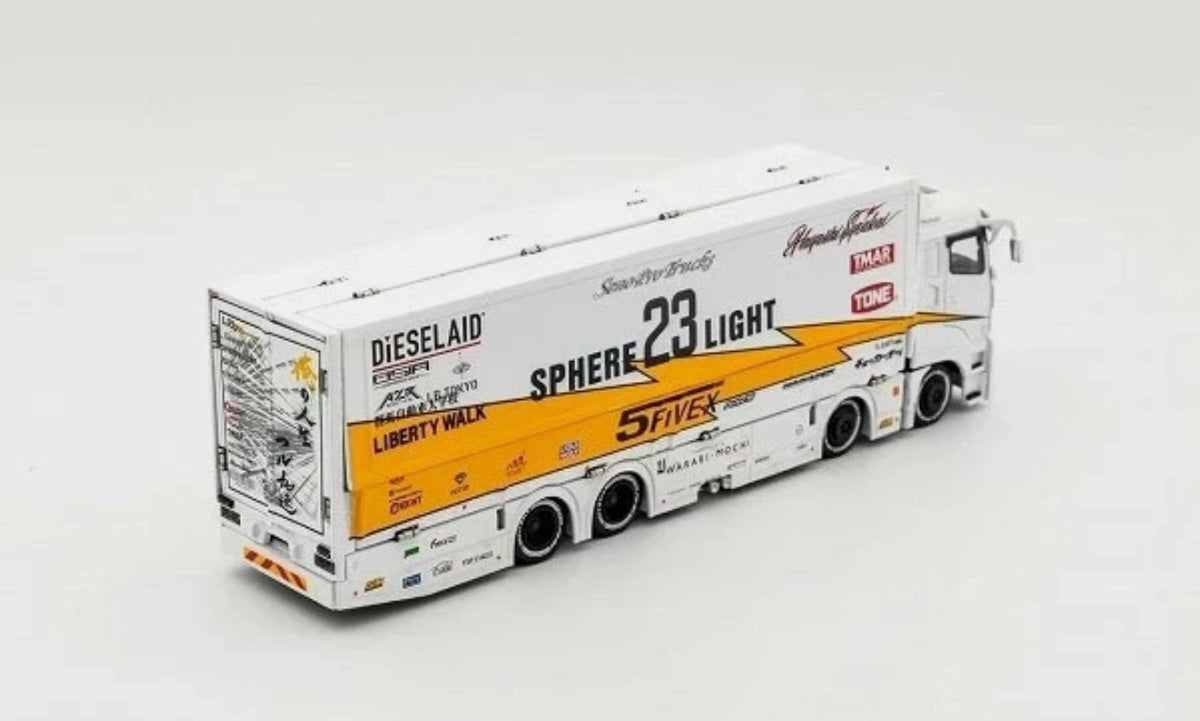 GCD 1/64 Mitsubishi Fuso Super Great Transporter LB-TRUCKS SPHERE #23 KS073-300