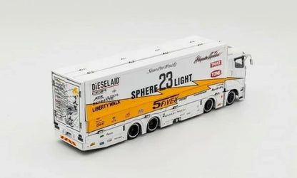 GCD 1/64 Mitsubishi Fuso Super Great Transporter LB-TRUCKS SPHERE #23 KS073-300