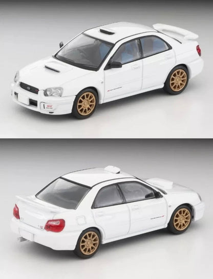 Tomytec Tomica Limited Vintage Neo LV-N337a Subaru Impreza WRX STi spec C 2003 white
