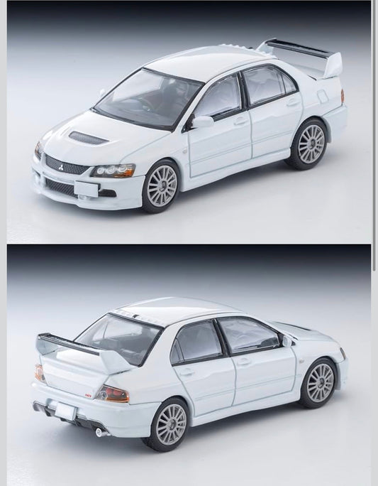 Tomytec Tomica Limited Vintage Neo LV-N349b Mitsubishi Lancer GSR Evolution IX MR (Pearl White)