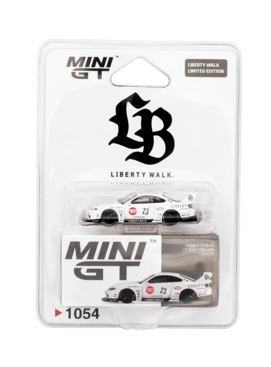 MINI GT X LIBERTY WALK #1054 1/64 Nissan LB-Super Silhouette S15 SILVIA ATHLETE / LB Blister Packaging