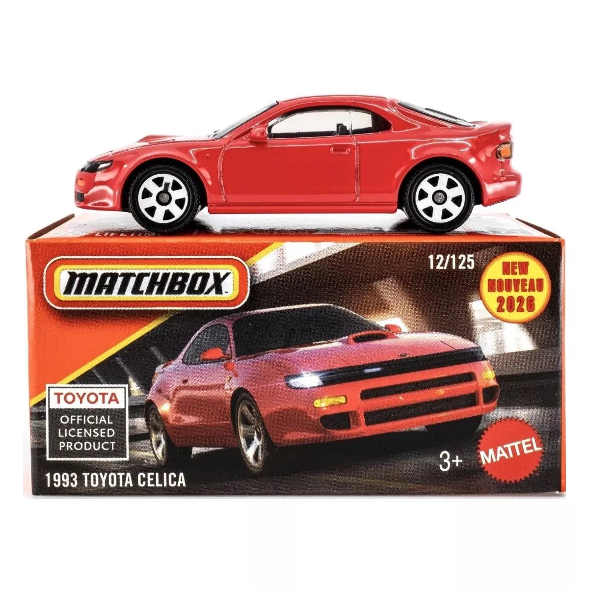 Matchbox 1993 Toyota Celica Red