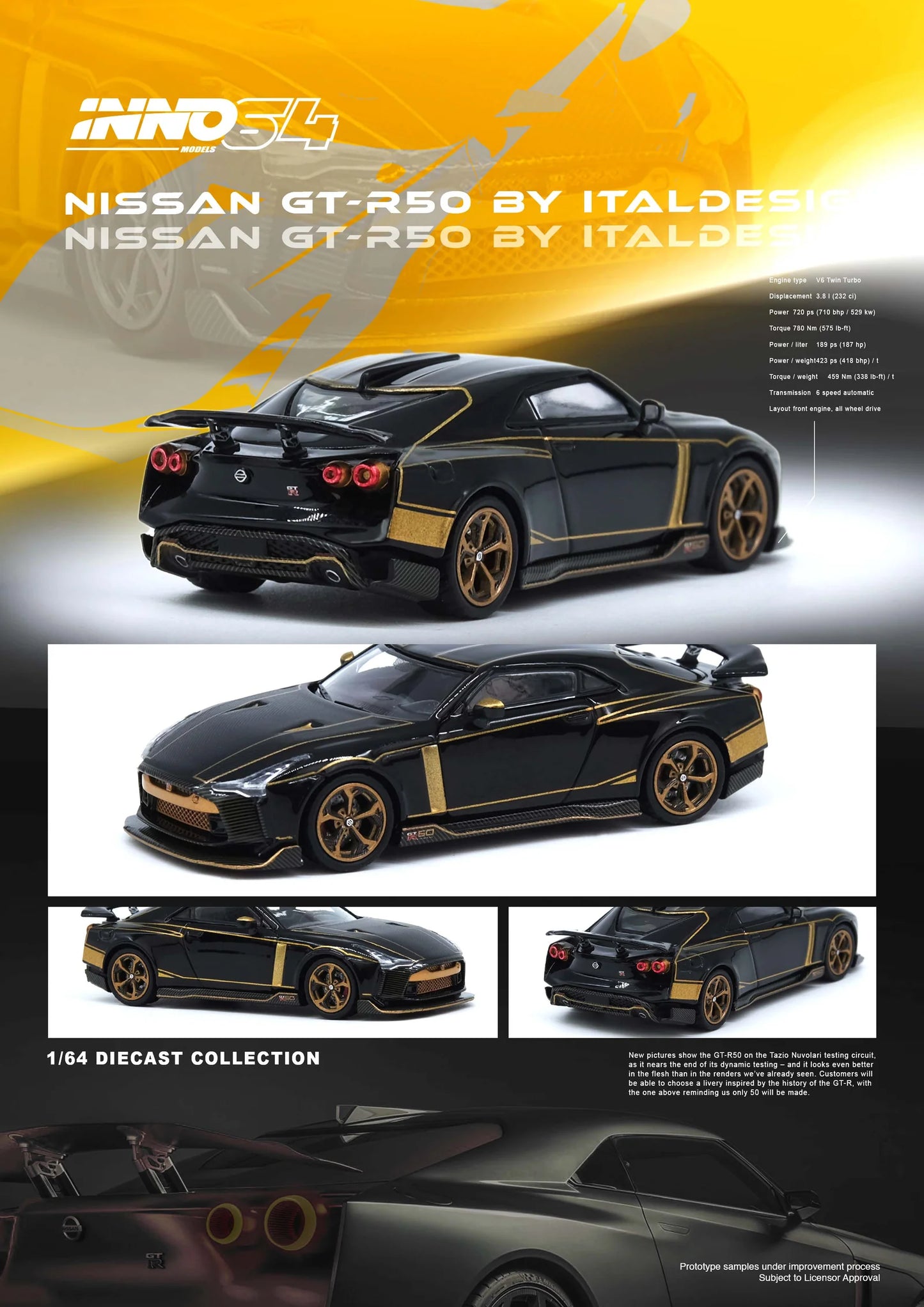 未展示品 GT スピリット GT-R50 Italdesign Amazon | GTスピリット／GT SPIRIT ：1/18 日産 GT-R 50 By