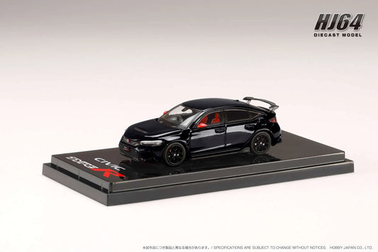 Hobby Japan 1/64 Honda Civic Type R (FL5) w/Genuine Options Parts Crystal Black Pearl HJ642063BK