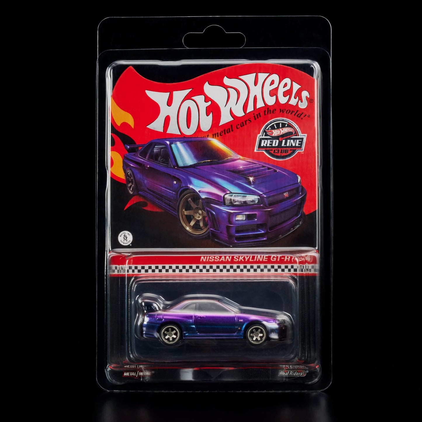 HOT WHEELS RLC NISSAN SKYLINE GT-R (R34) MIDNIGHT PURPLE - HWF14