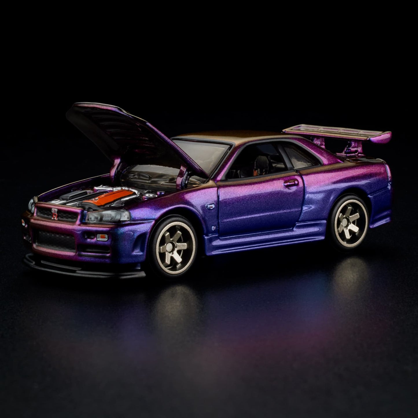 HOT WHEELS RLC NISSAN SKYLINE GT-R (R34) MIDNIGHT PURPLE - HWF14