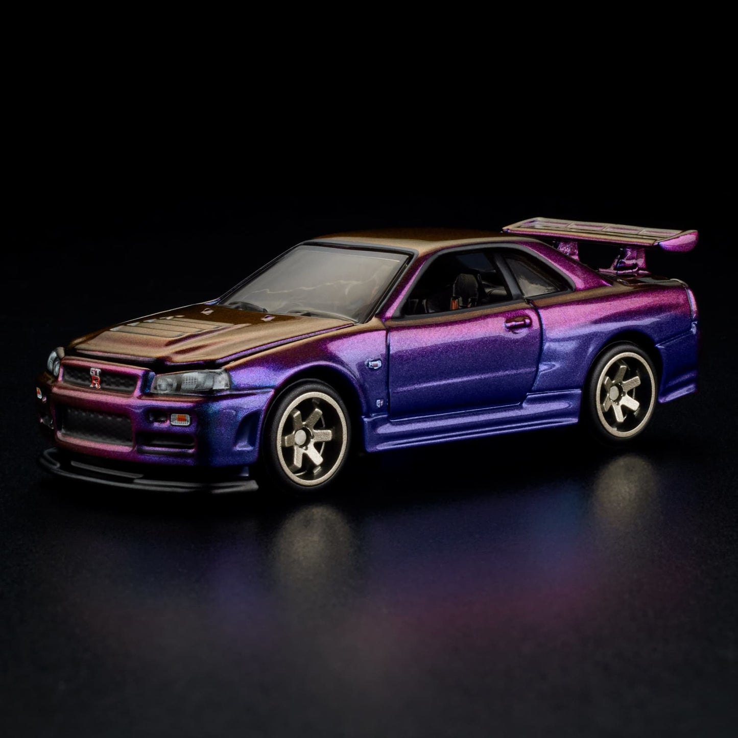 HOT WHEELS RLC NISSAN SKYLINE GT-R (R34) MIDNIGHT PURPLE - HWF14