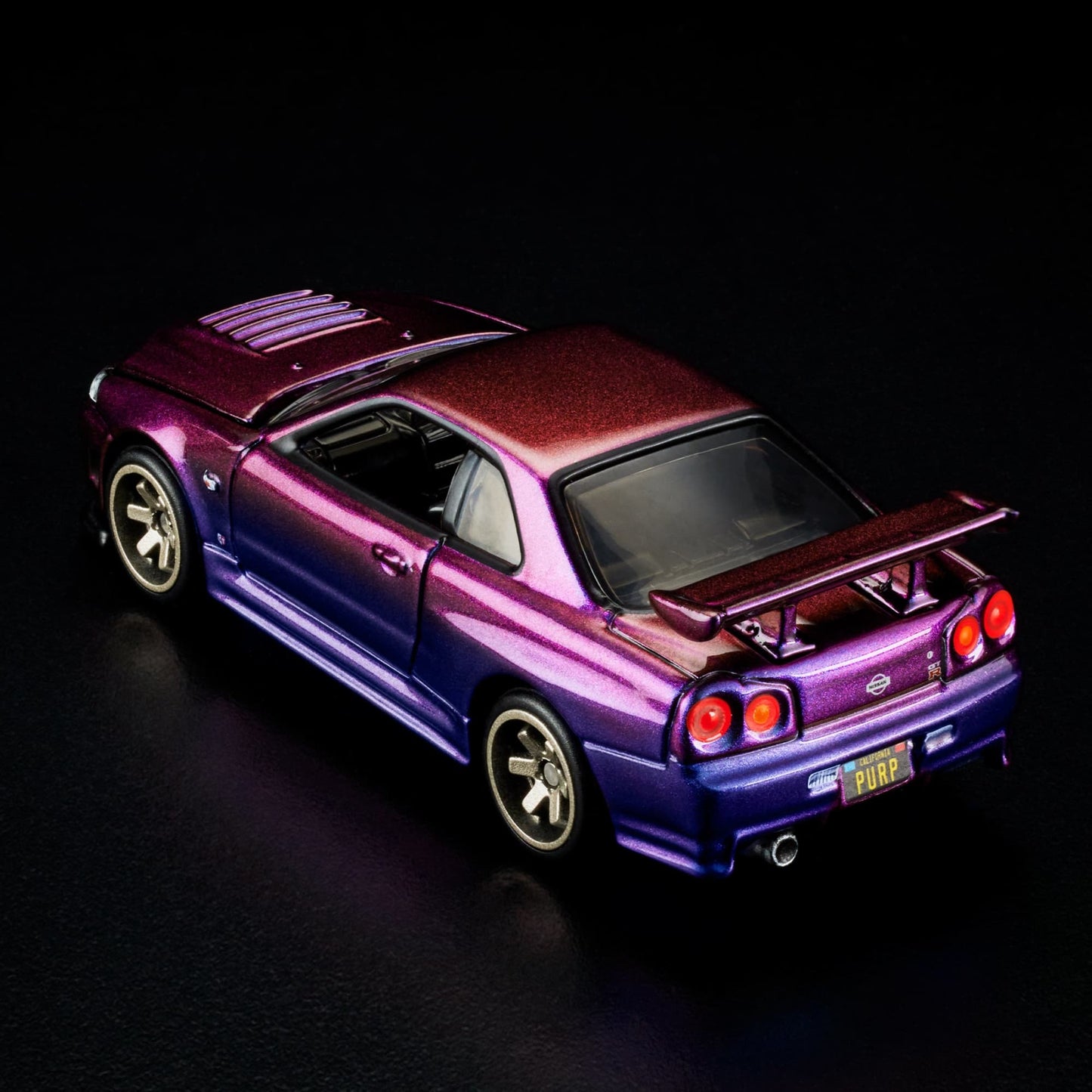 HOT WHEELS RLC NISSAN SKYLINE GT-R (R34) MIDNIGHT PURPLE - HWF14