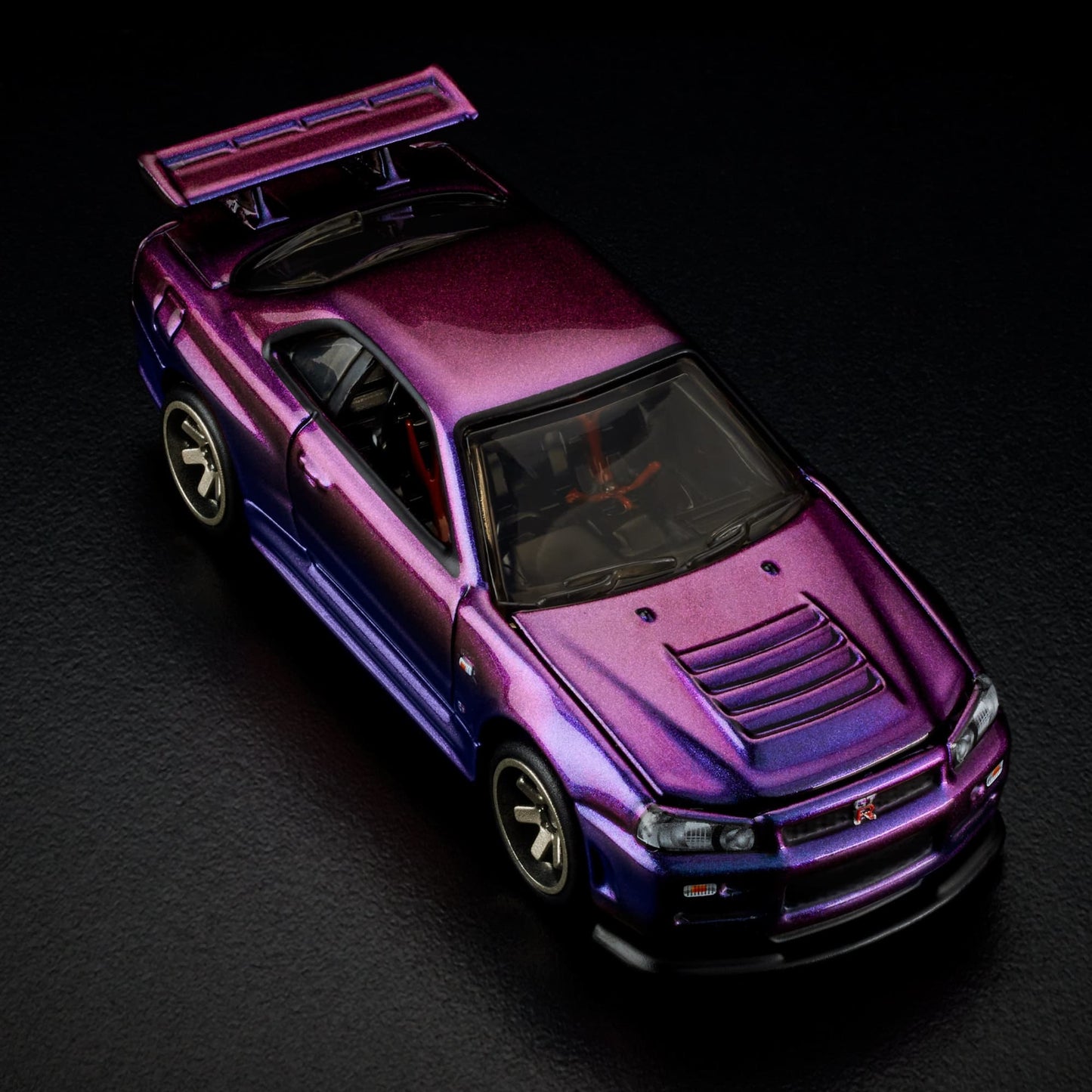 HOT WHEELS RLC NISSAN SKYLINE GT-R (R34) MIDNIGHT PURPLE - HWF14