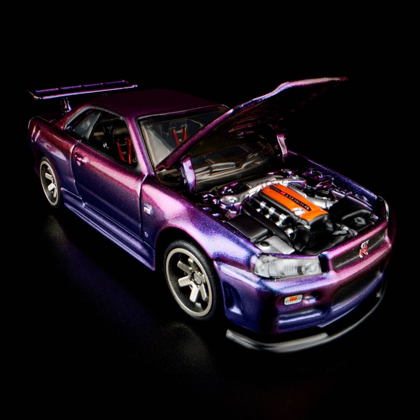 HOT WHEELS RLC NISSAN SKYLINE GT-R (R34) MIDNIGHT PURPLE - HWF14