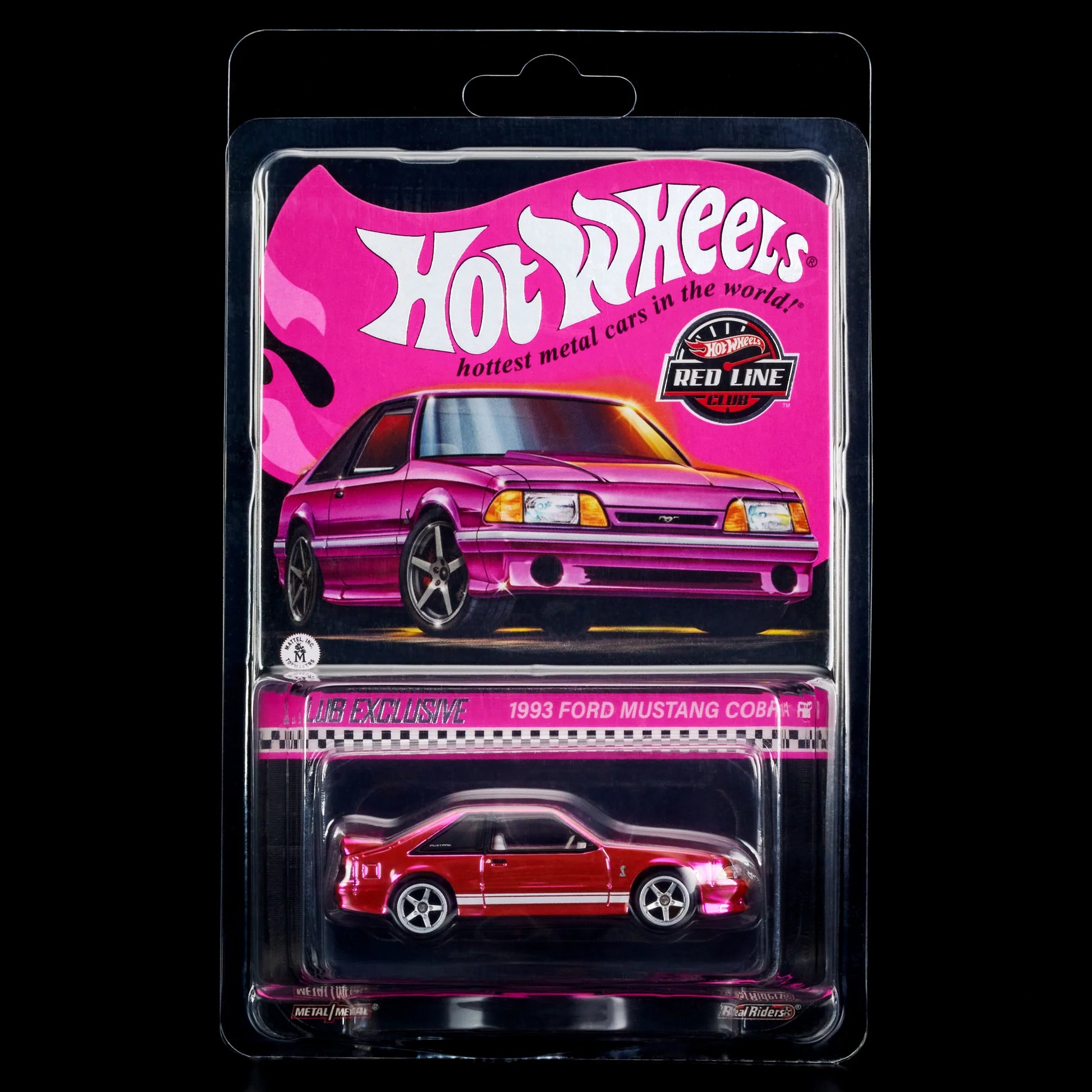 Hot Wheels Collectors RLC Exclusive Pink Edition 1993 Ford Mustang Cob Diecast Toyz SG