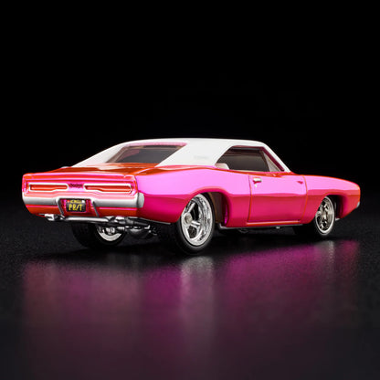 Hot Wheels Collectors RLC Exclusive 1969 Dodge Charger R/T Pink