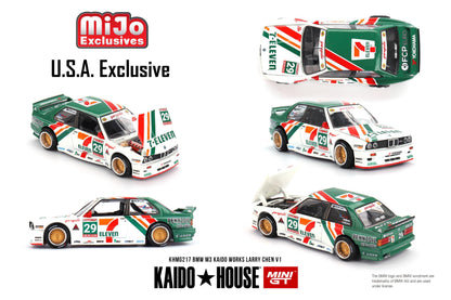 * PRE ORDER * [ Kaido House x MINI GT ] 1/64 BMW M3 KAIDO WORKS  LARRY CHEN V1  USA Exclusive KHMG217