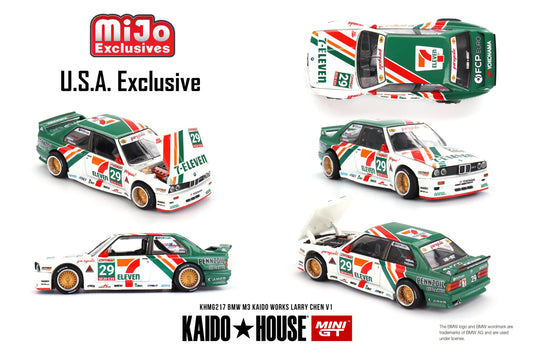 * PRE ORDER * [ Kaido House x MINI GT ] 1/64 BMW M3 KAIDO WORKS  LARRY CHEN V1  USA Exclusive KHMG217
