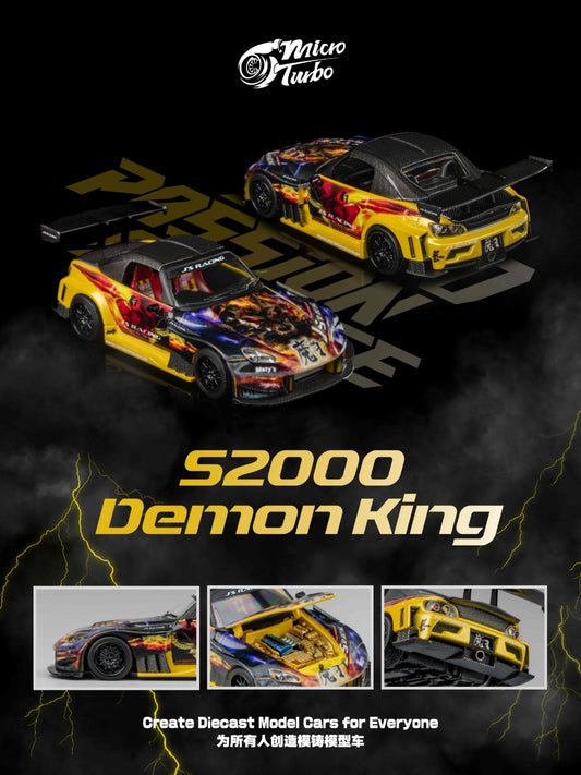 * PRE ORDER * Micro Turbo 1/64 Honda S2000 Demon King - MT6408A4