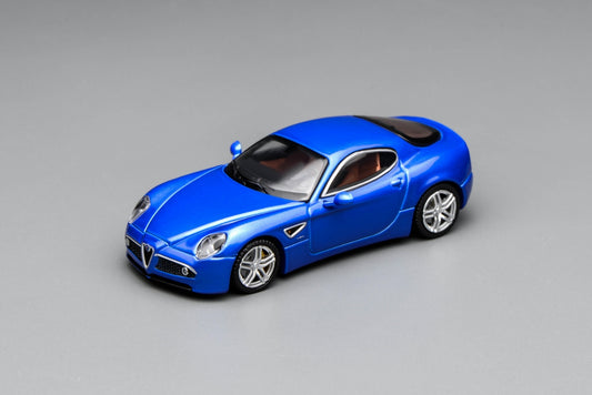 * PRE ORDER * MOTORHELIX 1/64 Alfa Romeo 8C Competizione 2008 Blu Magnetico Met M69055