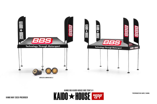 * PRE ORDER * [ Kaido House x MINI GT ] 1/64 Kaido House BBS Tent V1 KHMG199