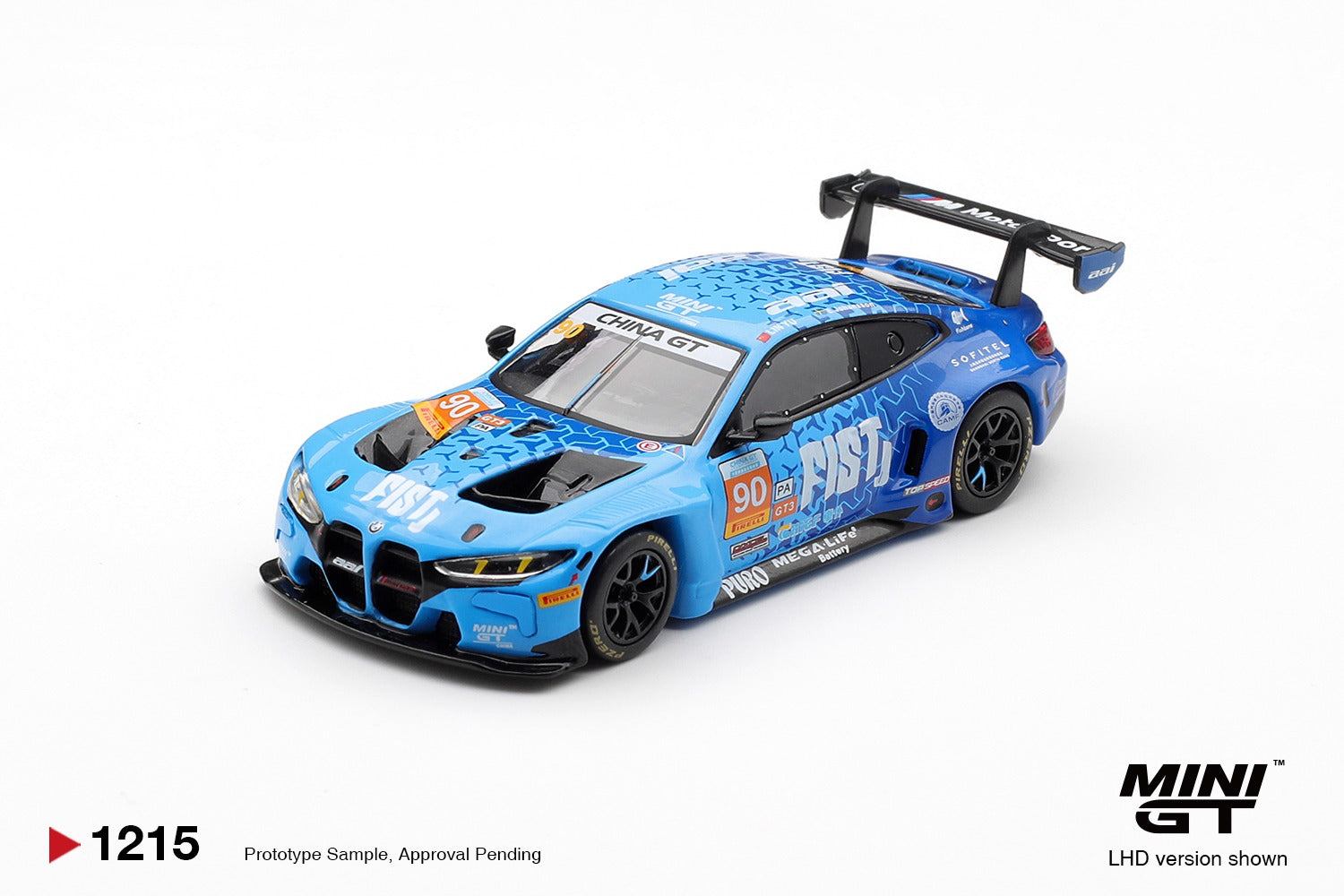 PRE ORDER * MINI GT #1215 1/64 BMW M4 GT3 EVO #90 FIST Team AAI