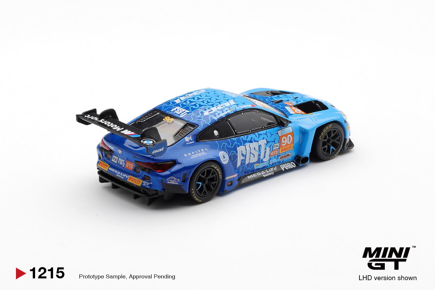 PRE ORDER * MINI GT #1215 1/64 BMW M4 GT3 EVO #90 FIST Team AAI