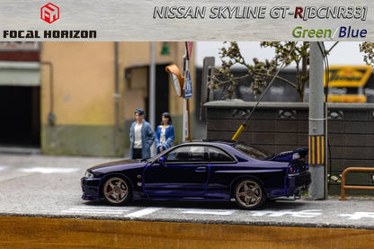 * PRE ORDER * Focal Horizon 1/64 Nissan Skyline GT-R R33 (BCNR33) BLUE